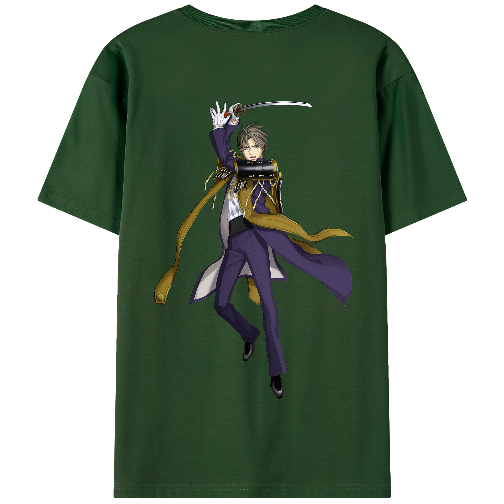 （画像用） 刀剣乱舞 Touken Ranbu 綿100％半袖Tシャツ（背面プリント）